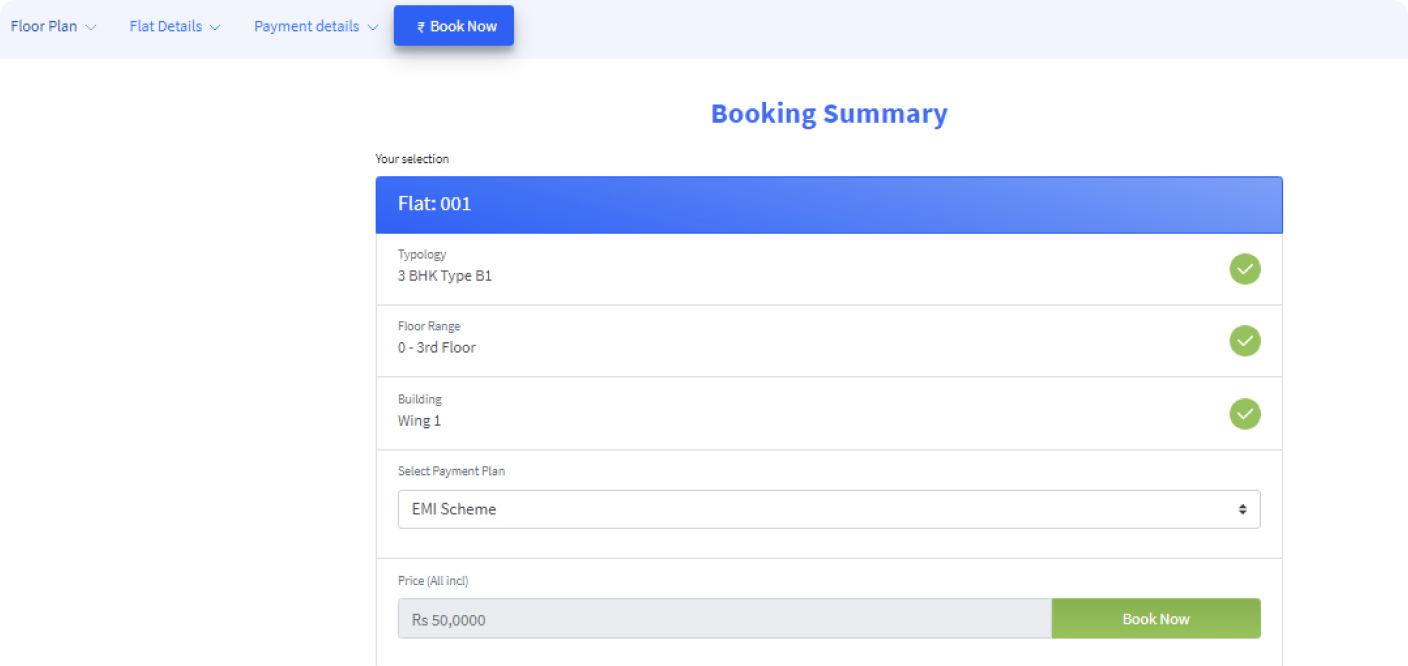 Online Booking and Sales Tracking Platform